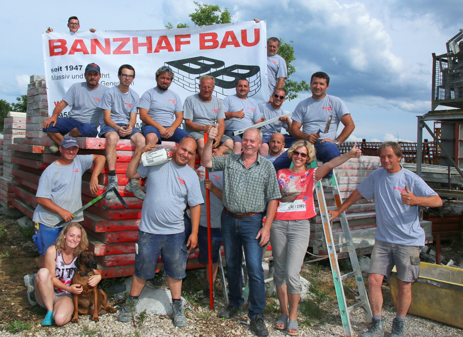 Das Banzhaf Bau Team aus Böhmenkirch-Steinenkirch